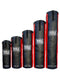 Title Punch Bag: Black with Red Side Panels